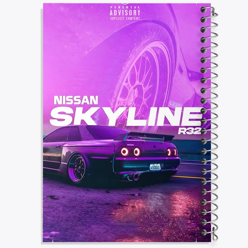 دفتر طراحی 50 برگ خندالو طرح نیسان (Nissan) کد F13519