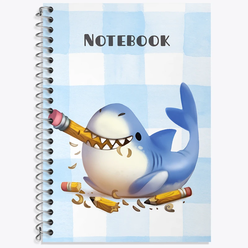 دفتر زبان 50 برگ خندالو طرح کوسه بانمک کد N6566