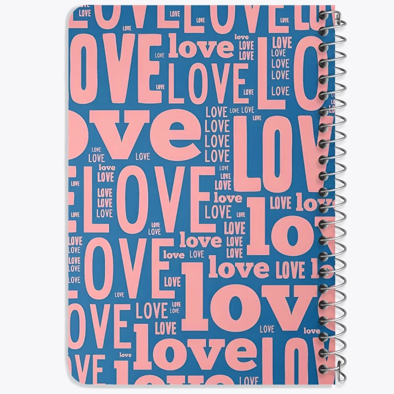 دفتر یادداشت 50 برگ خندالو طرح Love کد N6052