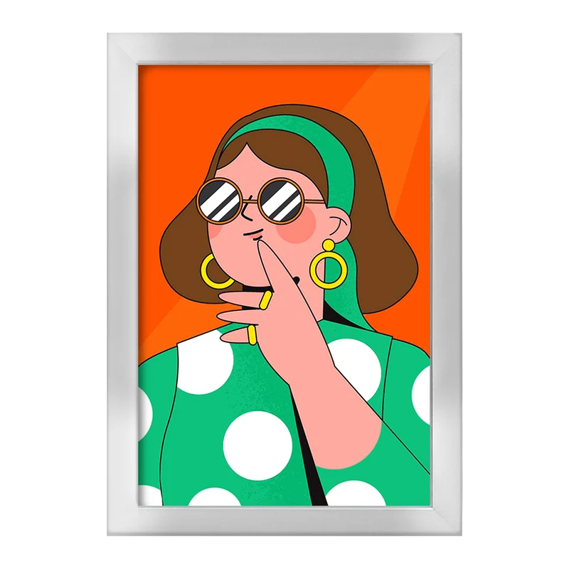 تابلو خندالو طرح دختر قوی Girl Power کد 28936