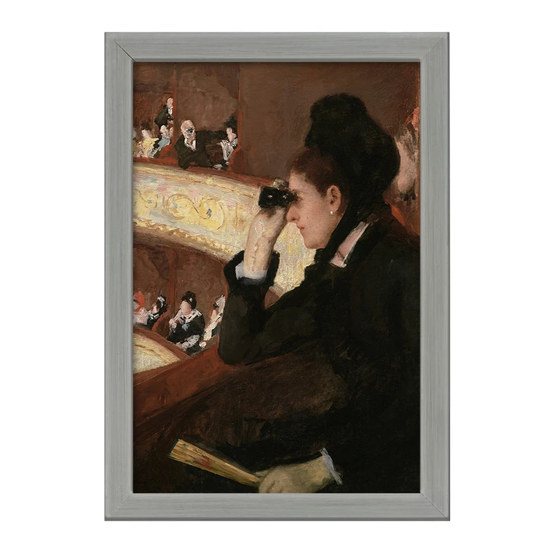 تابلو خندالو طرح نقاشی در جایگاه اثر مری کاسات کد F12158