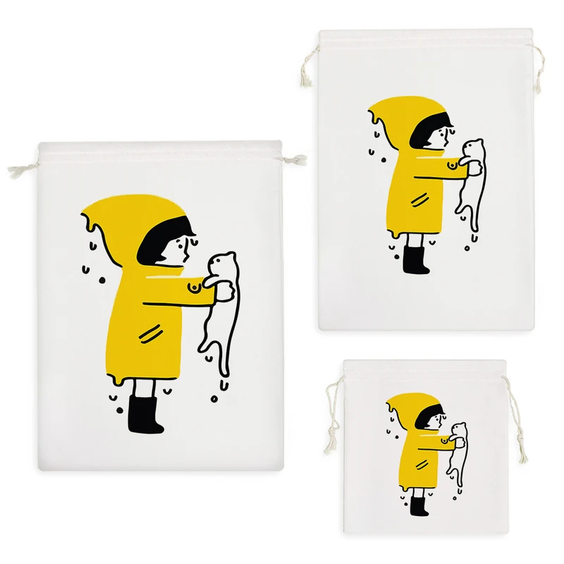 نظم دهنده خندالو مدل گربه و دختر کد 9396 مجموعه 3 عددی