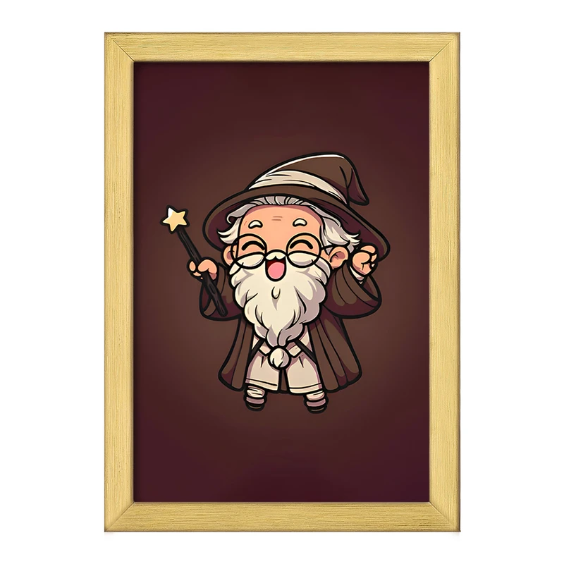 تابلو خندالو طرح گندالف هری پاتر (Harry Potter) کد F9404