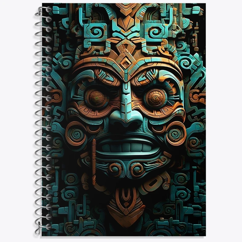 دفتر زبان 50 برگ خندالو مدل سه خط طرح خدای مصر کد F4855