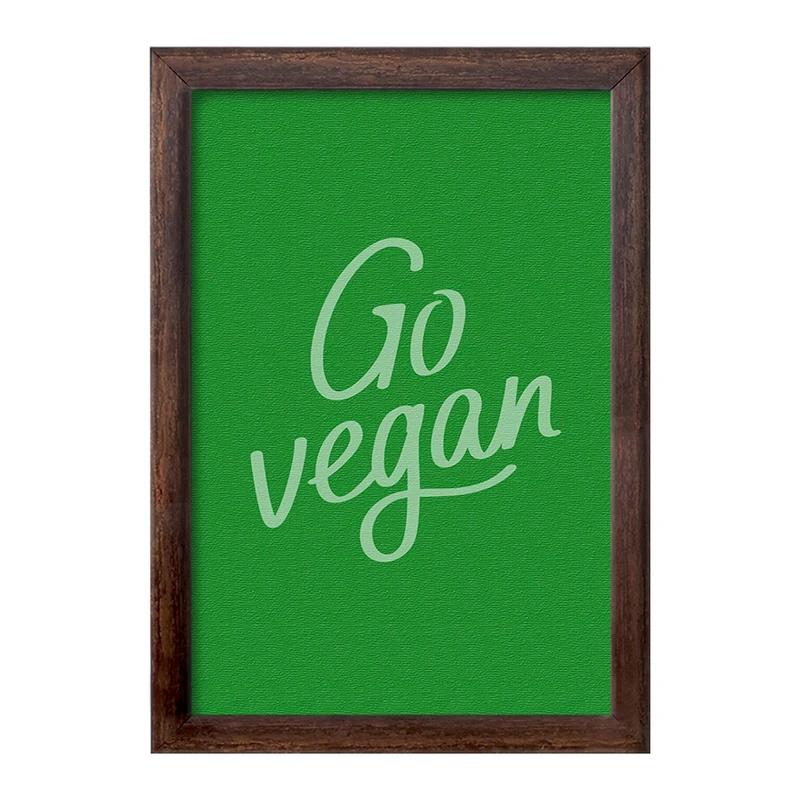 تابلو خندالو طرح وگن Vegan کد 31121