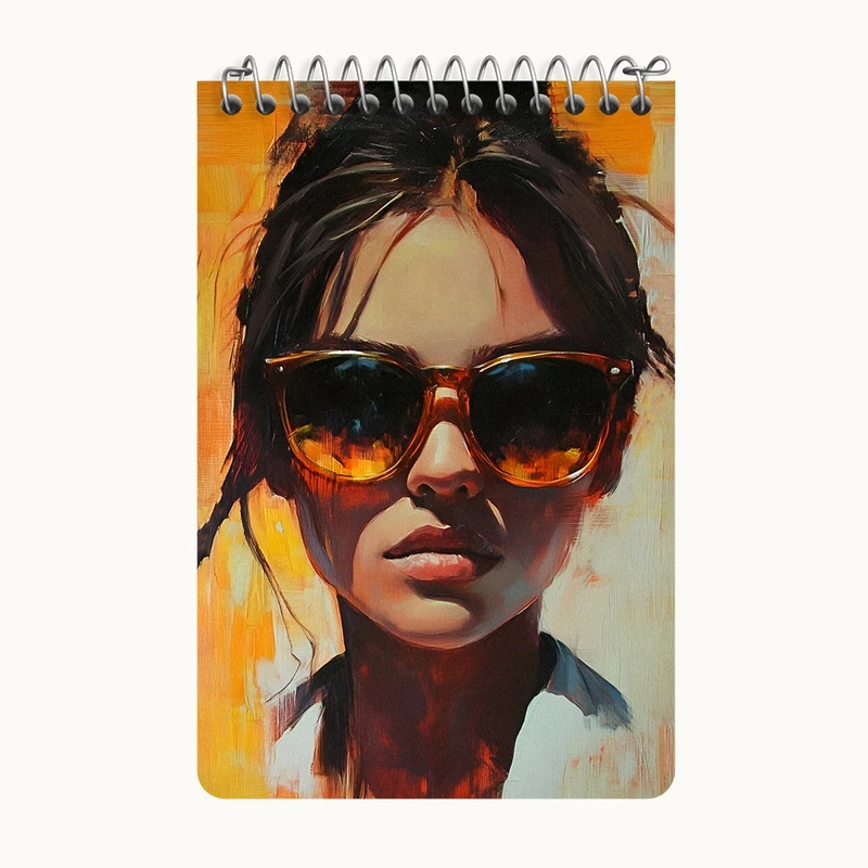 دفتر یادداشت 50 برگ خندالو طرح دخترانه کد F6625