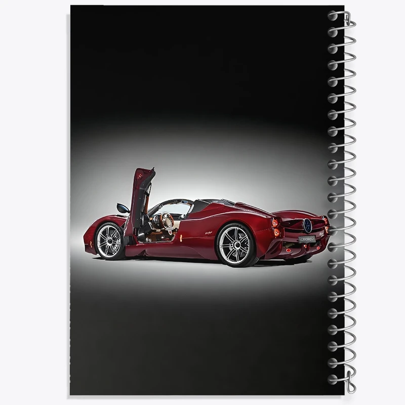 دفتر ژورنال نویسی 50 برگ خندالو مدل نقطه ای طرح ماشین اسپرت کد F3705