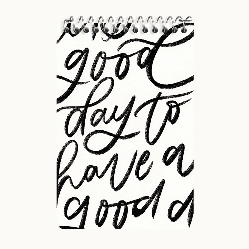 دفتر یادداشت 50 برگ خندالو طرح انگیزشی کد F3879