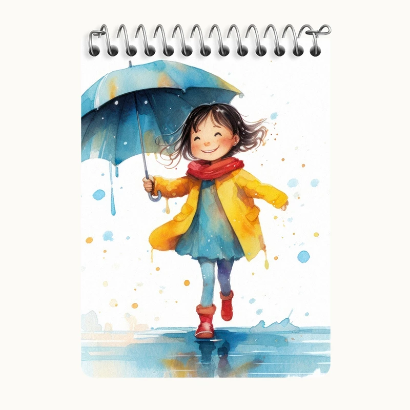 دفتر یادداشت 50 برگ خندالو طرح دخترانه کد N2209