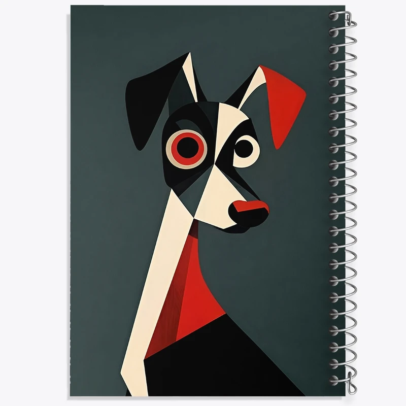 دفتر طراحی 50 برگ خندالو طرح سگ (Dog) کد F4621