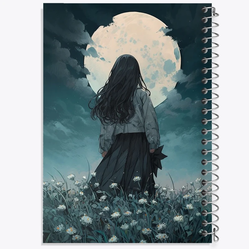 دفتر ژورنال نویسی 50 برگ خندالو مدل نقطه ای طرح دخترانه کد F2954