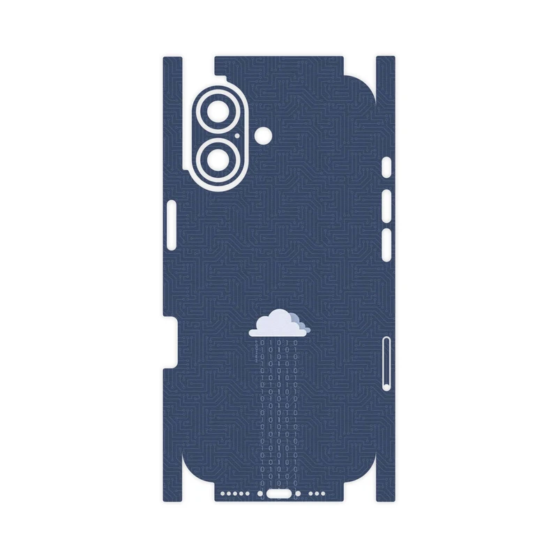 برچسب پوششی ماهوت مدل Minimal Data Cloud-FullSkin مناسب برای گوشی موبایل اپل iPhone 17