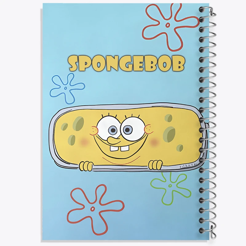 دفتر مشق 50 برگ خندالو طرح باب اسفنجی کد F10808