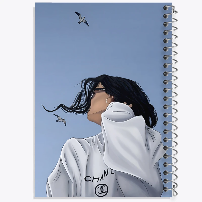 دفتر مشق 100 برگ خندالو طرح دخترانه کد F3681