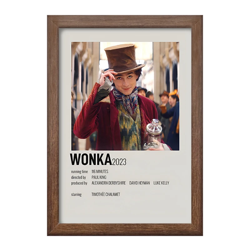 تابلو خندالو طرح وانکا (Wonka) کد F13306