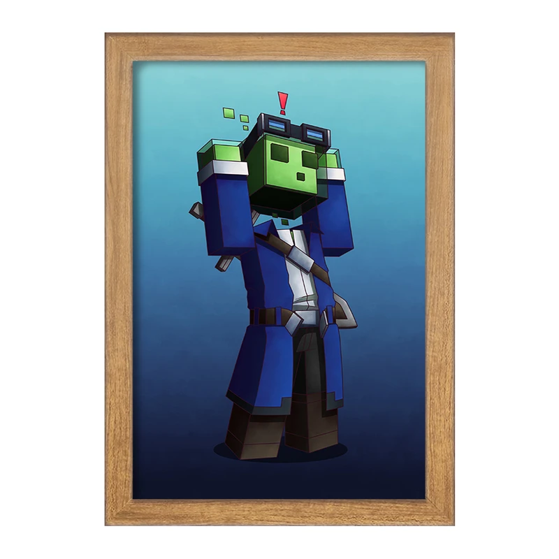 تابلو خندالو طرح ماینکرافت (Minecraft) کد F14097