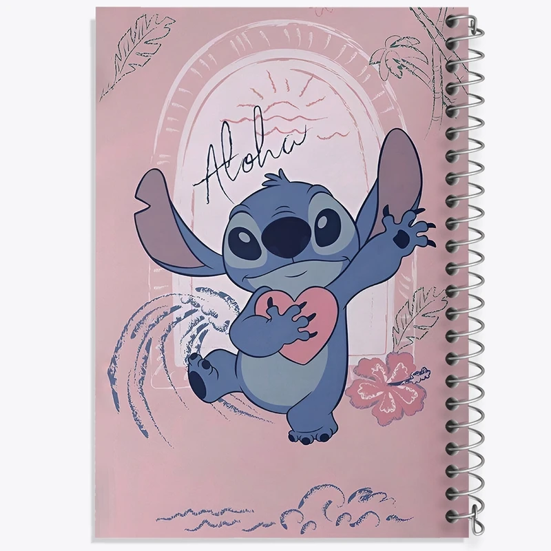 دفتر ژورنال نویسی 50 برگ خندالو مدل نقطه ای طرح استیچ کد F11004