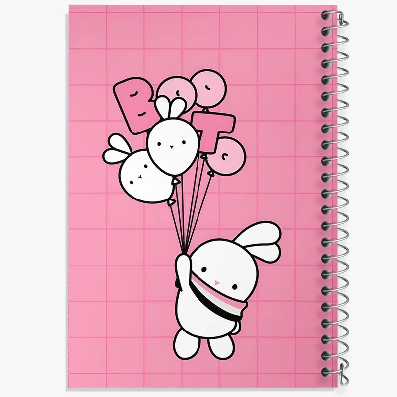 دفتر مشق 100 برگ خندالو طرح خرگوش بامزه کد N6834