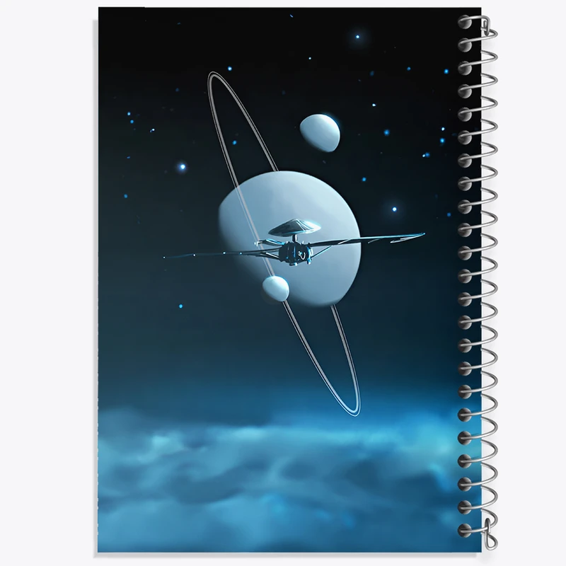 دفتر مشق 50 برگ خندالو طرح فضایی کد F12533