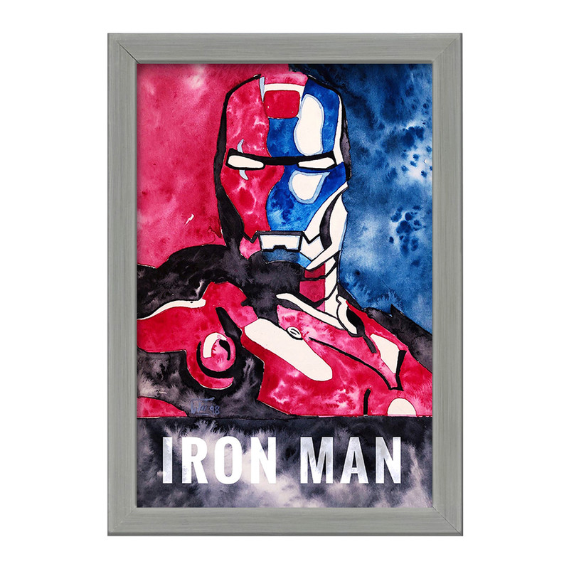 تابلو خندالو طرح مرد آهنی مارول (Marvel) کد F11353
