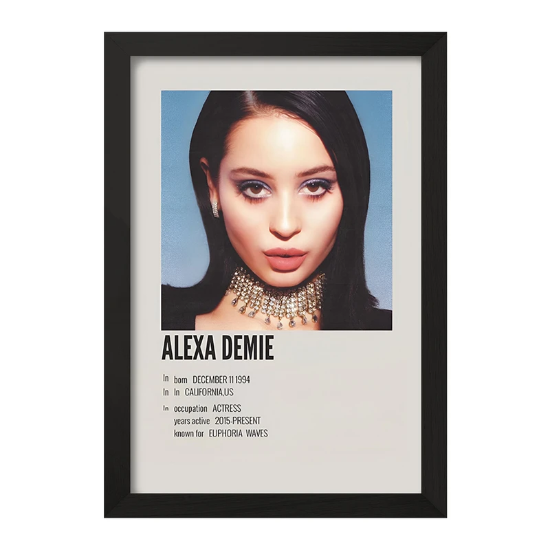 تابلو خندالو طرح الکسا دمی (Alexa Demie) کد F13156