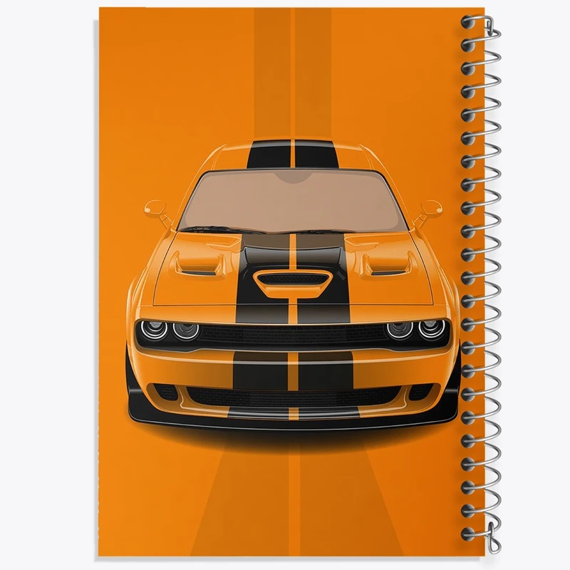دفتر ژورنال نویسی 50 برگ خندالو مدل نقطه ای طرح ماشین اسپرت کد F2926