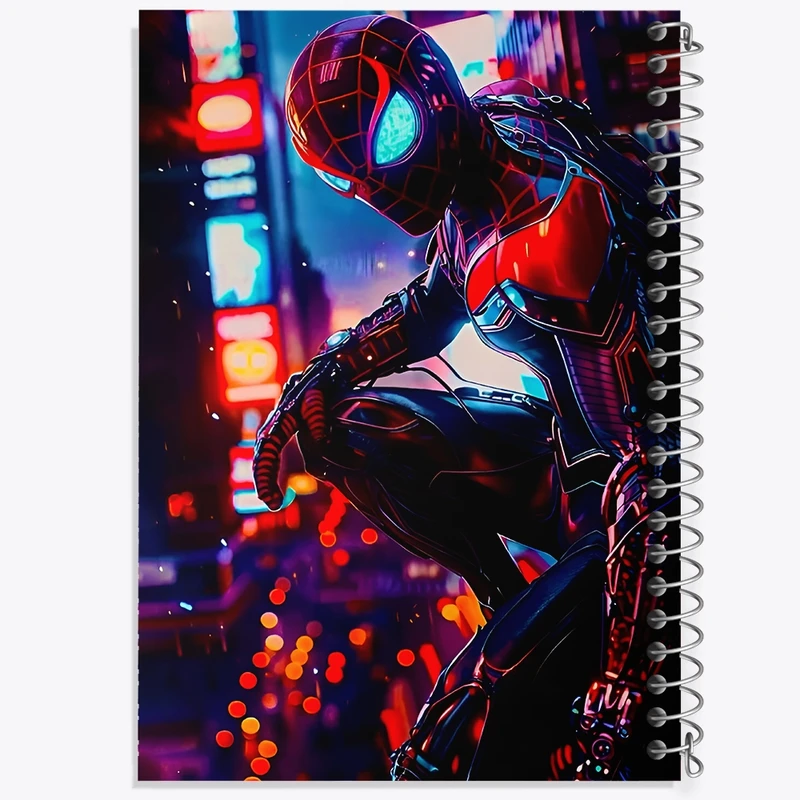 دفتر شطرنجی 50 برگ خندالو طرح مرد عنکبوتی کد F9375