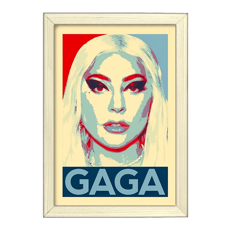 تابلو خندالو طرح لیدی گاگا (Lady Gaga) کد F6470