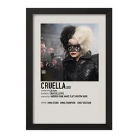 تابلو خندالو طرح کروئلا (Cruella) کد F13277