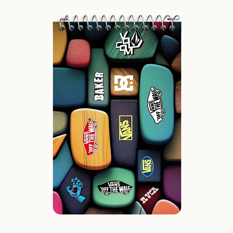 دفتر یادداشت 50 برگ خندالو طرح برند کد F10846