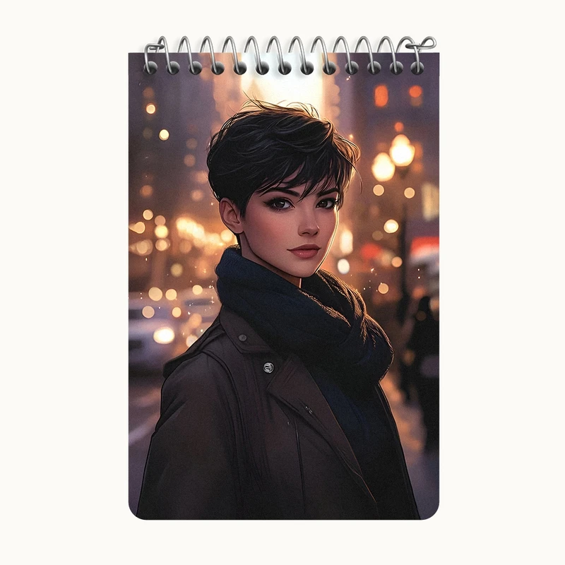 دفتر یادداشت 50 برگ خندالو طرح دخترانه کد F6512