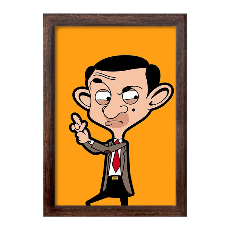تابلو خندالو طرح مستر بین Mr Bean  کد 10658