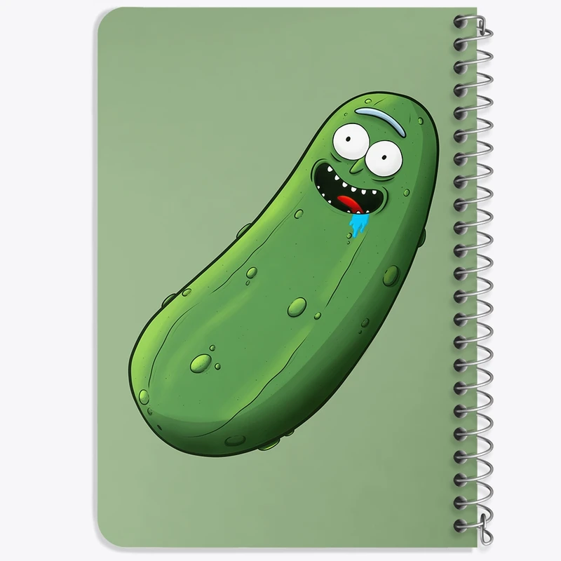 دفتر یادداشت 50 برگ خندالو طرح ریک و مورتی (Rick and Morty) کد F1260