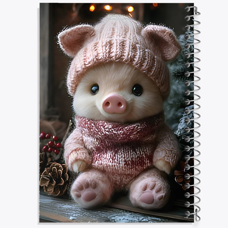 دفتر مشق 100 برگ خندالو طرح خوک کوچولو کد F9559