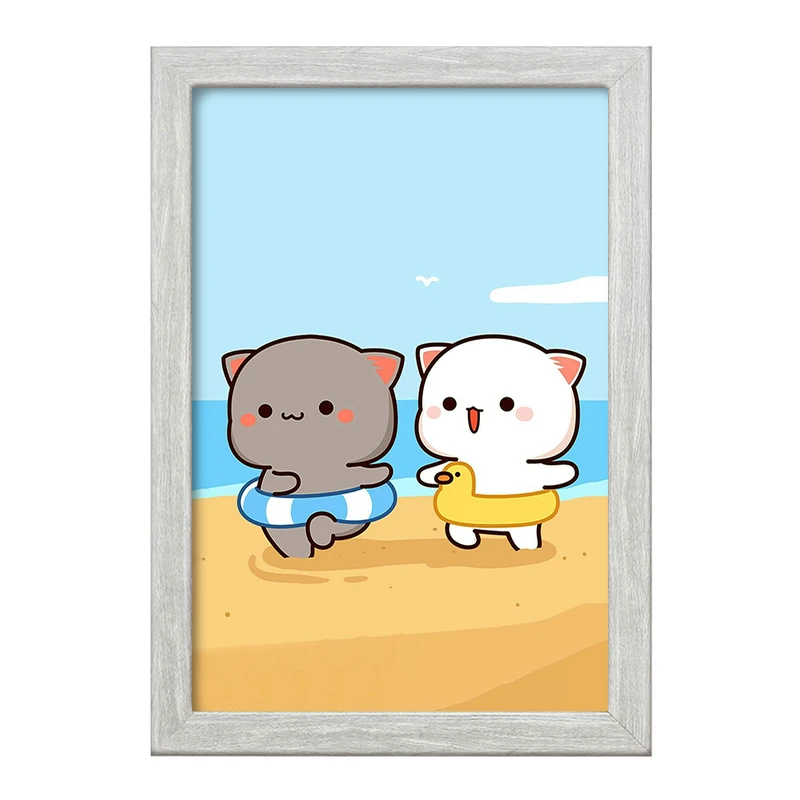 تابلو خندالو طرح گربه های بامزه  کد 22029