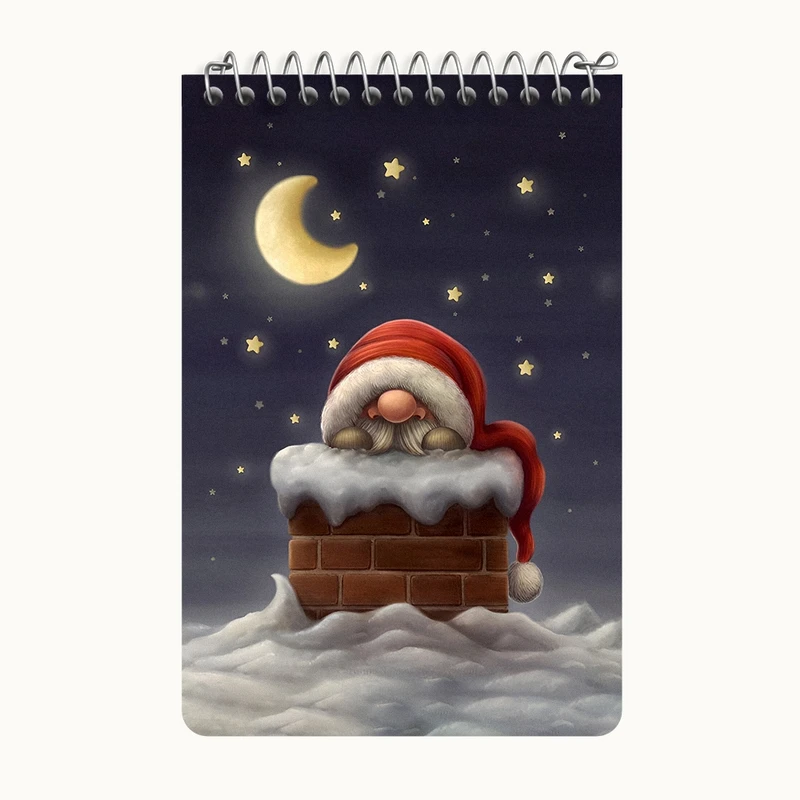 دفتر یادداشت 50 برگ خندالو طرح کوتوله ی بامزه کد F5873