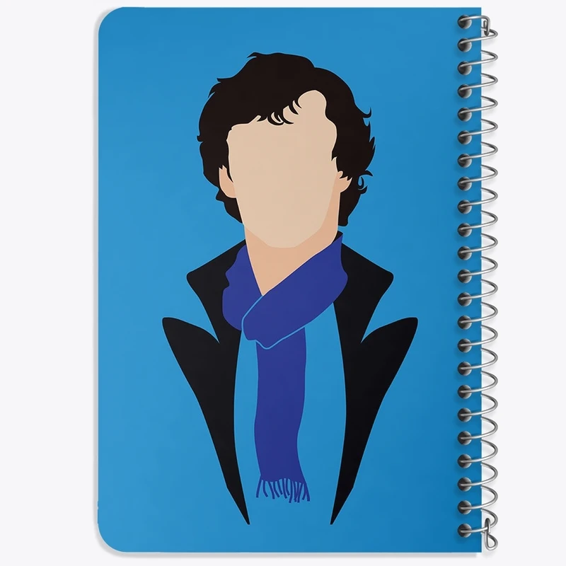 دفتر یادداشت 50 برگ خندالو طرح شرلوک هولمز Sherlock Holmes  کد 10157