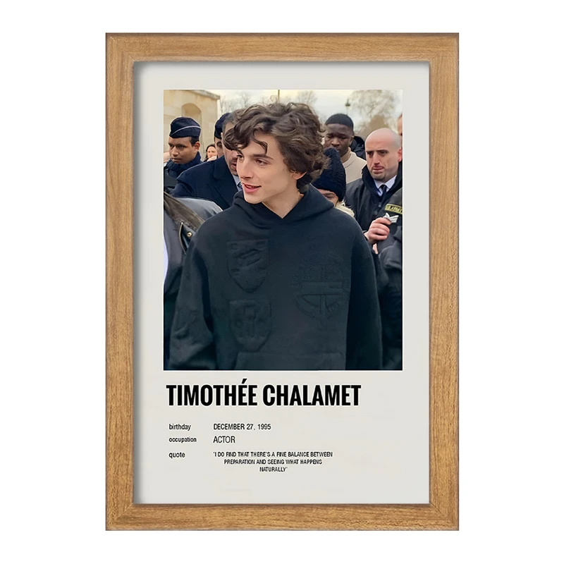 تابلو خندالو طرح تیموتی شالامی (Timothée Chalamet) کد F13144