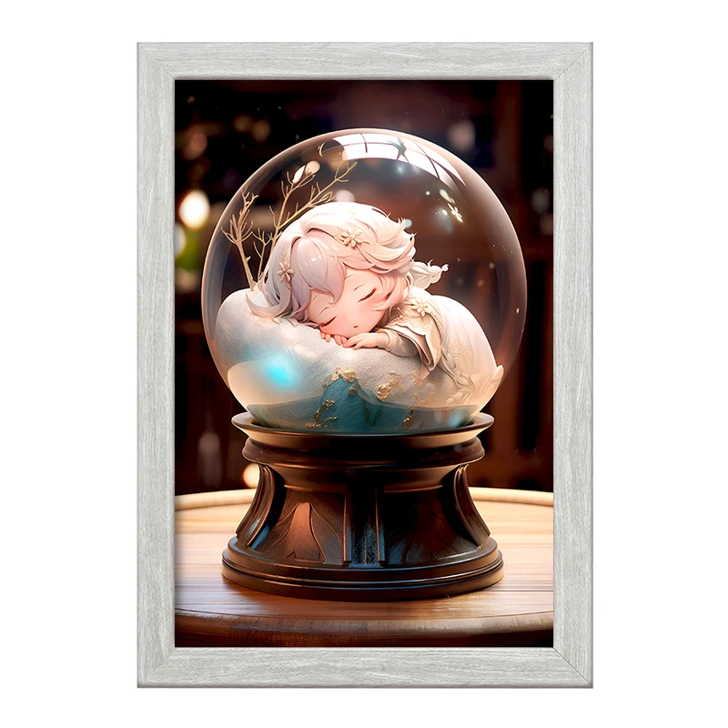 تابلو خندالو طرح دختر کیوت کد F9353