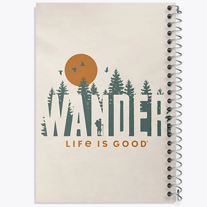 دفتر نقاشی 50 برگ خندالو طرح Wander Life Is Good کد F14252