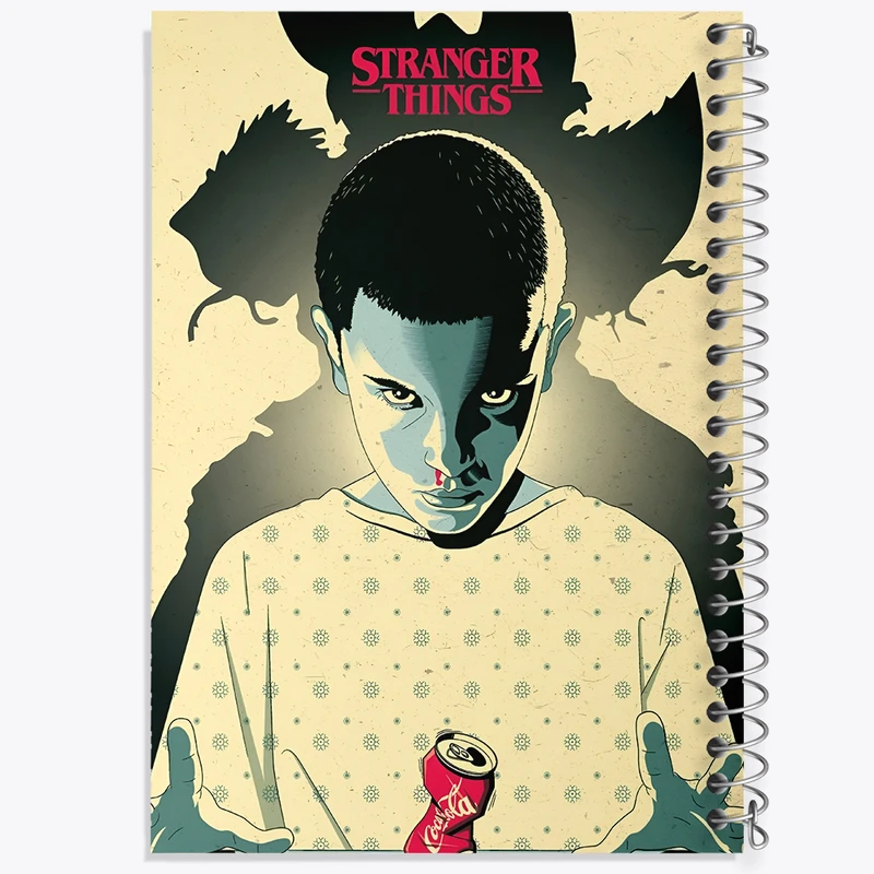 دفتر مشق 50 برگ خندالو طرح استرنجر تینگز (Stranger Things) کد F10165
