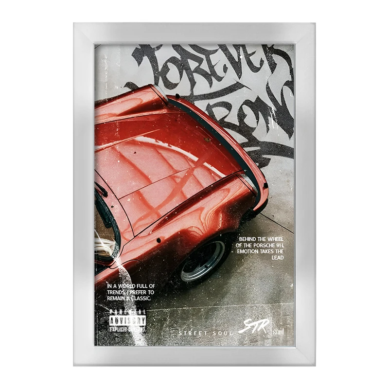 تابلو خندالو طرح پورشه (Porsche) کد F13522