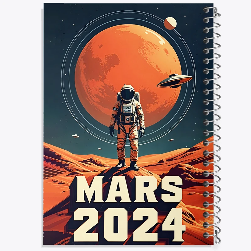 دفتر مشق 50 برگ خندالو طرح فضانورد کد F10086