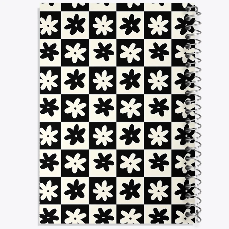 دفتر نقاشی 50 برگ خندالو طرح پترن گل گلی کد N6071