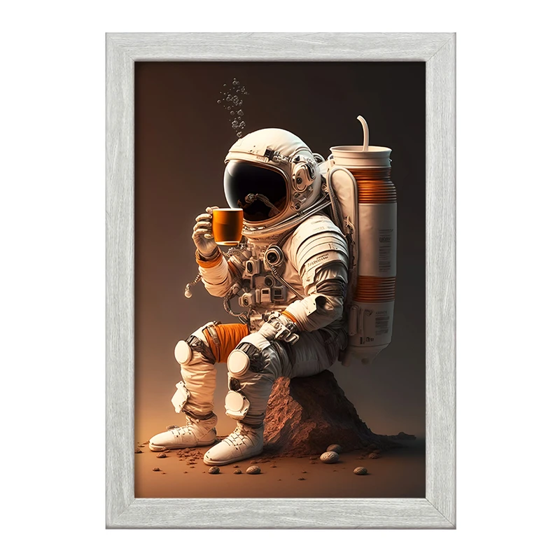 تابلو خندالو طرح فضانورد کد F10080