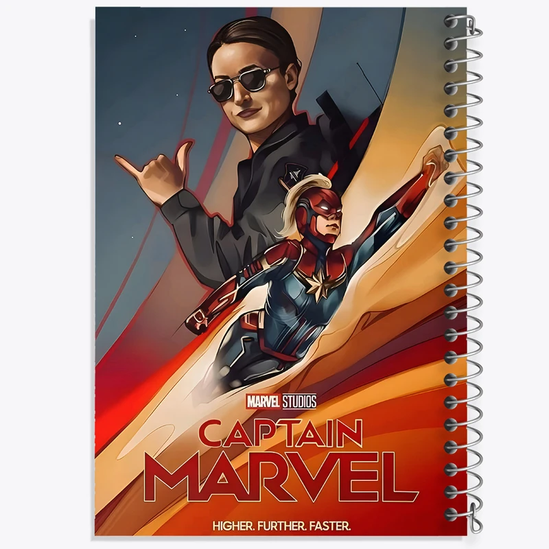 دفتر مشق 100 برگ خندالو طرح مارول (Marvel) کد F10508