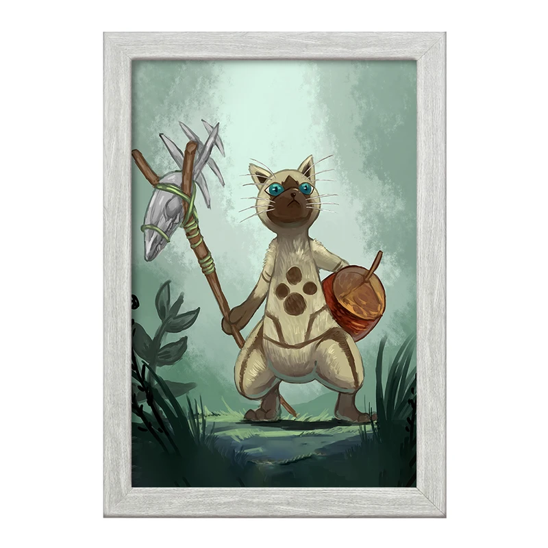 تابلو خندالو طرح بازی شکارچی هیولا (Monster Hunter) کد 33259