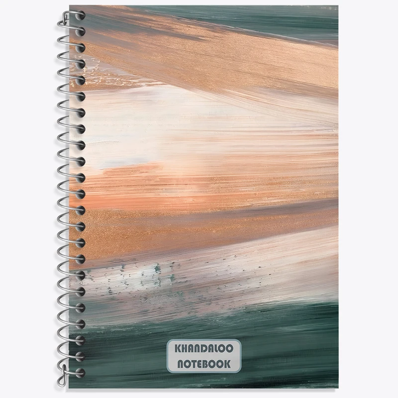 دفتر زبان 50 برگ خندالو مدل دو خط طرح مدرن کد N8605