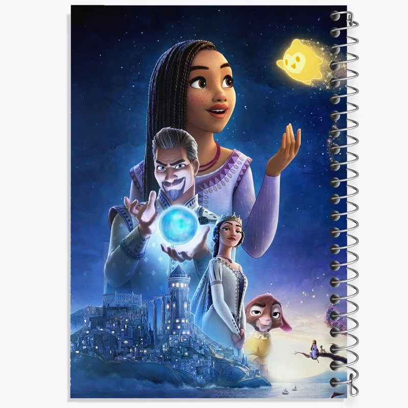 دفتر نقاشی 50 برگ خندالو طرح آرزو (Wish) کد N6329