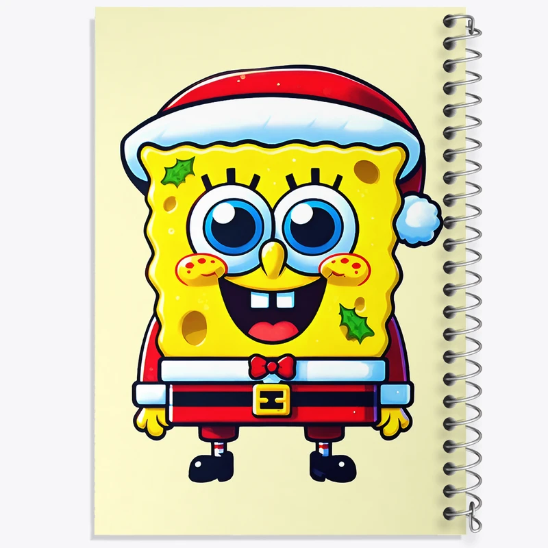 دفتر مشق 50 برگ خندالو طرح باب اسفنجی کد F9120